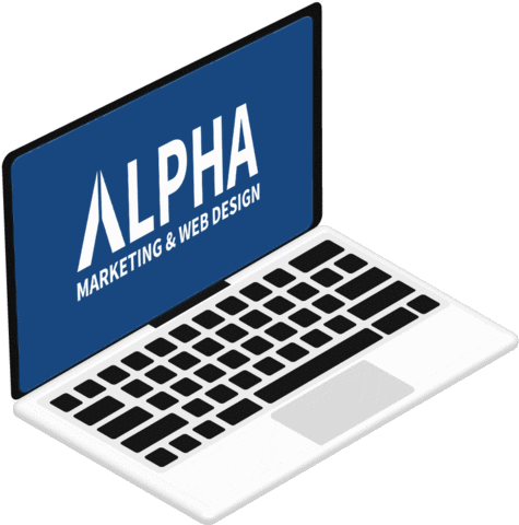 Alpha Marketing & Web Design Sticker