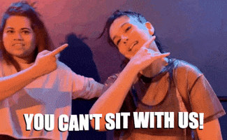 India You Cant Sit With Us GIF by All Things Studio