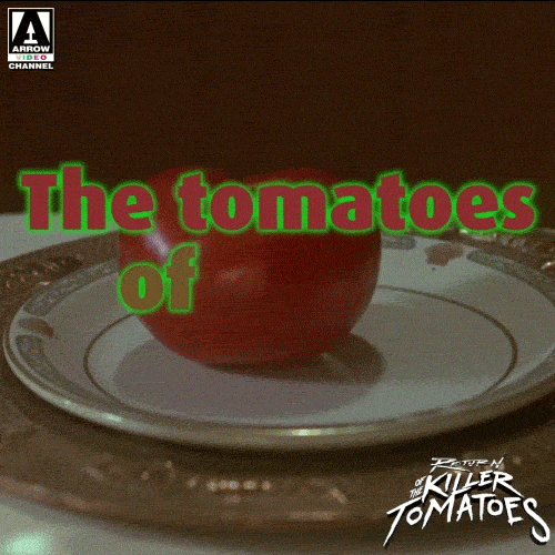Killer Tomatoes Dinner GIF by Arrow Video