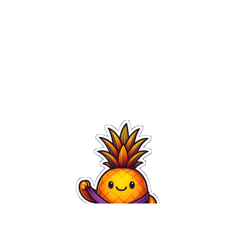 Hero Pineapple Sticker by whynot