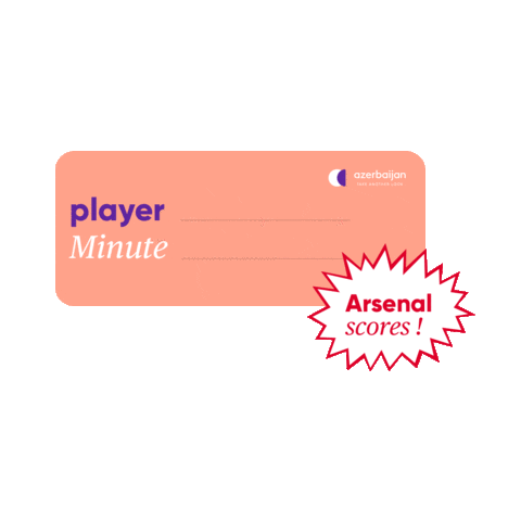 Arsenal Uefa Sticker by experienceazerbaijan