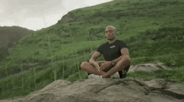 Meditating Anderson Silva GIF by UFC