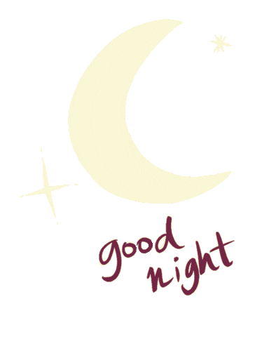 Good Night Sleeping Sticker by MON CAPRICE