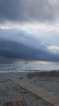 Waterspout Sighted Off Corsican Coast