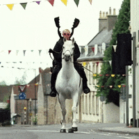 Simon Pegg Horse GIF by Working Title