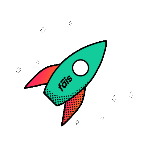 Space Rocket Sticker