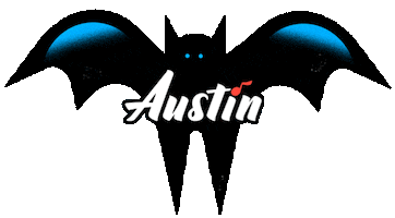 Sunset Bats Sticker by Visit Austin