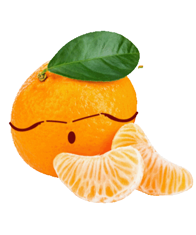 Frutas Mandarin Sticker by Tiendas ara