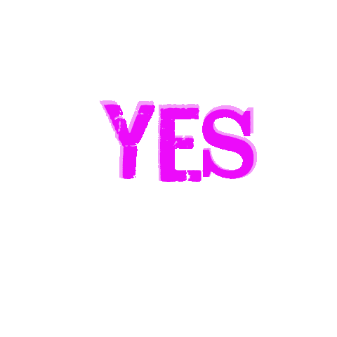 Yas Yes Sticker by Dulces Cynchi