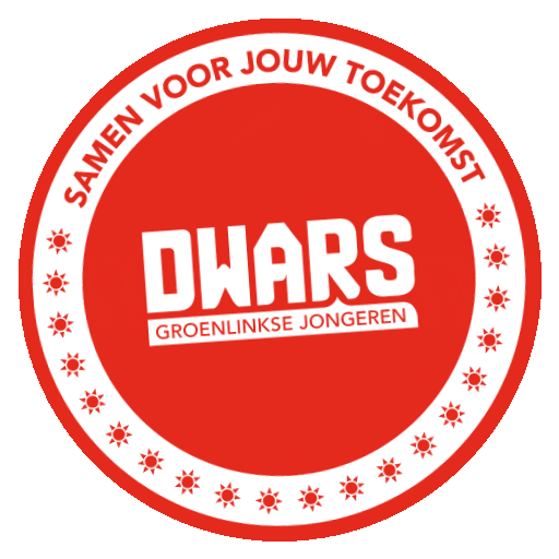 Sticker by DWARS, GroenLinkse Jongeren