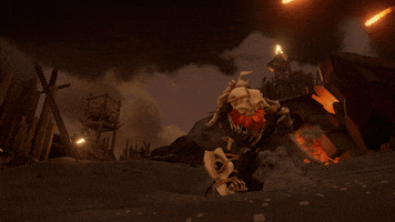 Skeleton Volcano GIF by Sea of Thieves