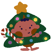 Merry Christmas Dance Sticker