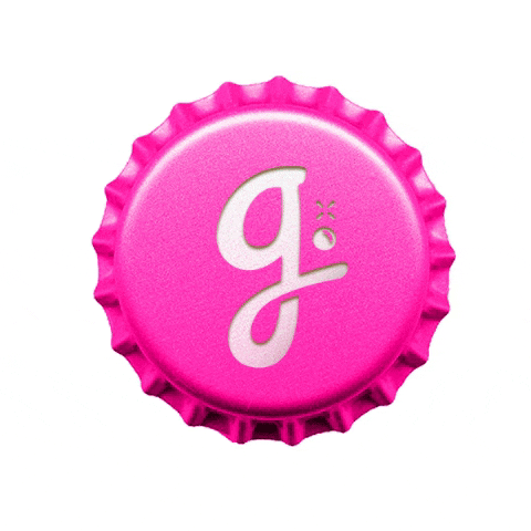 Gasosa glitter rosa agencia comunicacao GIF