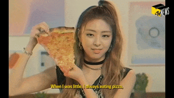 K-Pop Pizza GIF by MTV NEWS