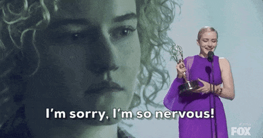 Nervous Julia Garner GIF by Emmys