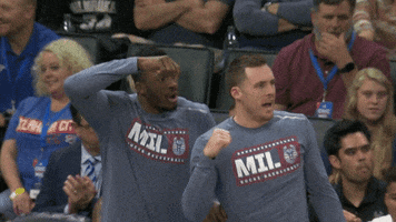 Oklahoma City Reaction GIF by Milwaukee Bucks