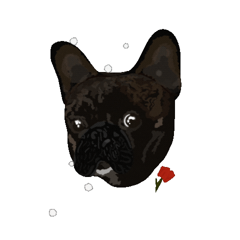 Bulldog Cute Dog Sticker