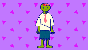 Birthday Zombie GIF by Holler Studios