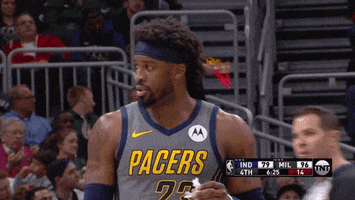 angry wesley matthews GIF by Indiana Pacers