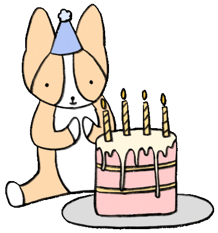 Happy Birthday Dog Sticker By Tiffbits For Ios Android Giphy