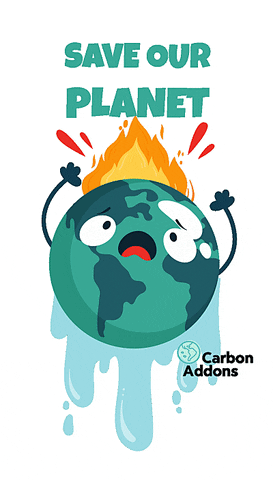 Global Warming Earth GIF by Carbon Addons