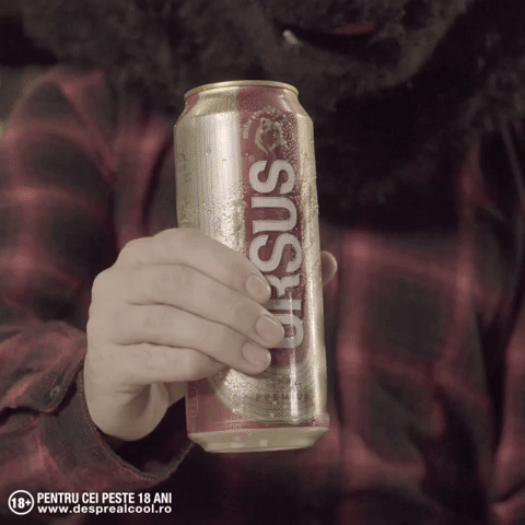 Beer GIF by URSUS ROMANIA
