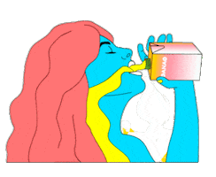 Summer Juice Sticker by Danone Belarus