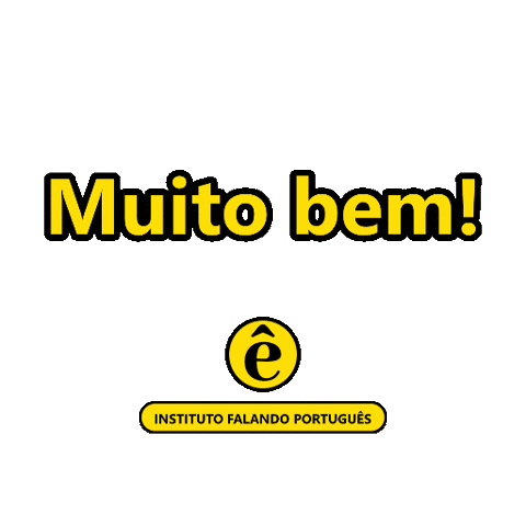 Promo Bom Sticker by Instituto Falando Português