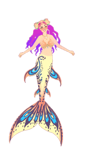 Blowing Kisses Eunice Sticker by Mermaid_Lux