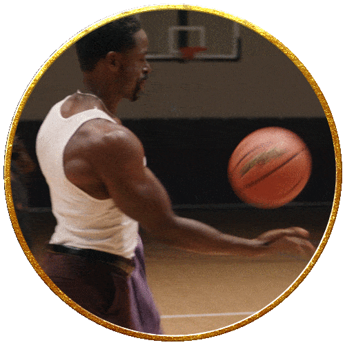 Sterling K Brown Kick Sticker by Focus Features