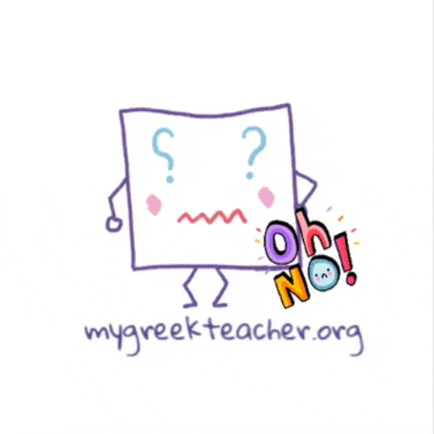 Meh Oh No GIF by My Greek Teacher