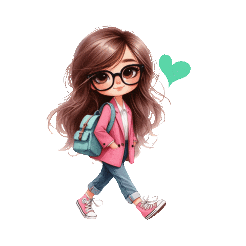 Girl Sticker