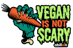 Halloween Vegan Sticker by abillion