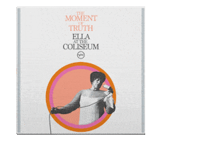 The Moment Of Truth Ella At The Coliseum Sticker by Ella Fitzgerald