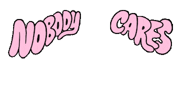 I Dont Care No Sticker by Chris Piascik