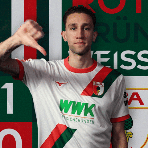 Bundesliga No GIF by FC Augsburg 1907