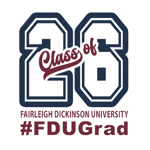 Graduation Sticker by Fairleigh Dickinson University