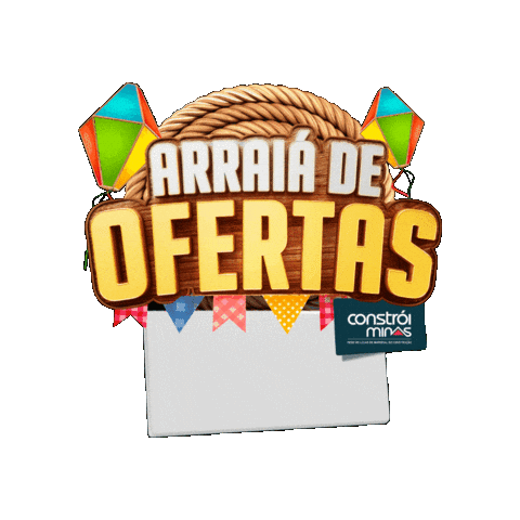 Logo Obra Sticker by Constrói Minas Rede de Lojas de Material de Construção