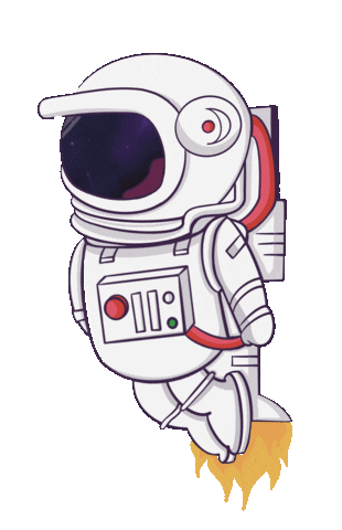 Space Astronaut Sticker