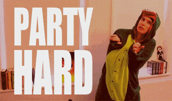 costume party hard GIF