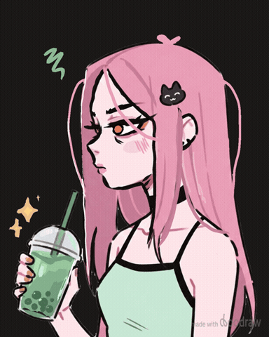 Sassy Bubble Tea GIF by Doodraw