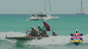 redbull surfing hawaii red bull wipeout GIF