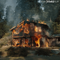 Fire Burning GIF by STARZPLAY