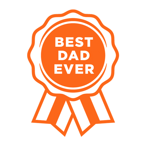 Bestdadever Sticker by Pony Jorgensen