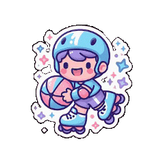 Kid Skating Sticker by levelupescuela