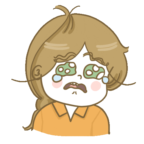 Sad Cry Sticker