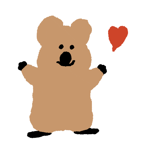 Heart Love Sticker by Dinotaeng