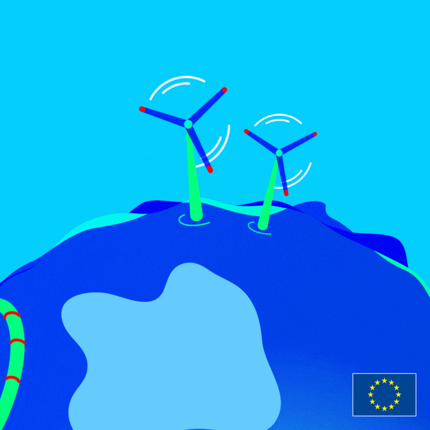 Renewable Energy Sea GIF by European Commission