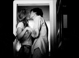 lovers kiss GIF