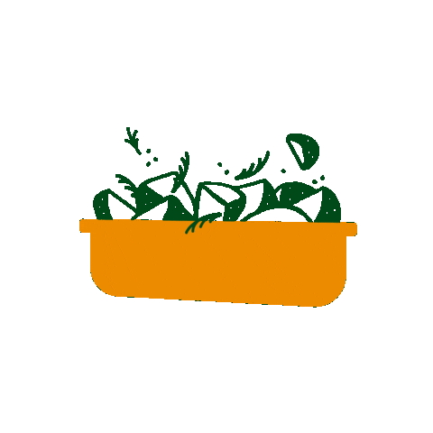 Orange Cooking Sticker by frylighthq